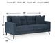 Signature Design by Ashley® Bixler Navy Sofa-4