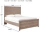 Signature Design by Ashley® Culverbach Gray Youth Full Panel Bed-3