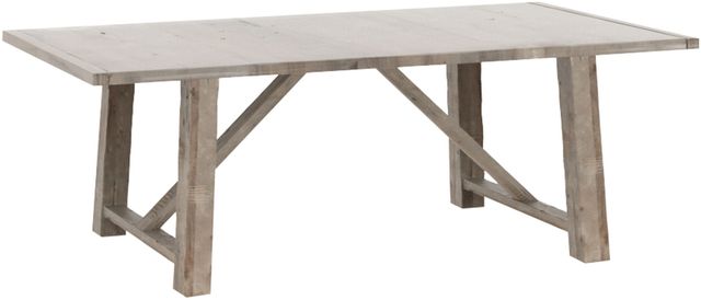 Canadel Customizable Champlain Shadow Washed Rectangular HM Base Dining Table-0