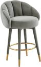 TOV Furniture Myla Light Gray Swivel Counter Stool-0