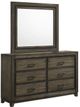 New Classic® Home Furnishings Ashland Rustic Brown Mirror-1