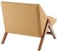 Olliix by INK+IVY Mustard Yellow/Pecan Boomerang Accent Chair-3