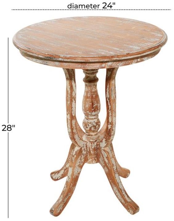 Deco Marche Brown Side Table-2