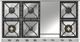 Ilve Nostalgie II 48” Stainless Steel Liquid Propane Cooktop with 8 Burners, Griddle and Chrome Trim-0