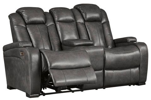 Turbulance Power Reclining Sofa - Quarry Turbulance Power Reclining Sofa - Quarry