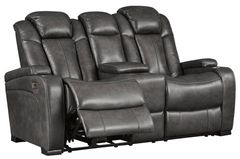 Signature Design by Ashley® Turbulance Quarry Power Reclining Loveseat