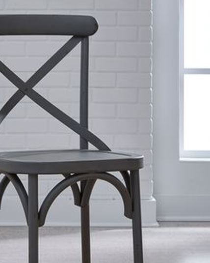 Liberty Furniture Vintage Grey X-Back Counter Chair-2