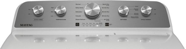 Maytag® 7.0 Cu. Ft. White Top Load Electric Dryer-4