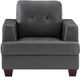 Mazin Furniture Hinsall Gray Upholstered Accent Chair-1