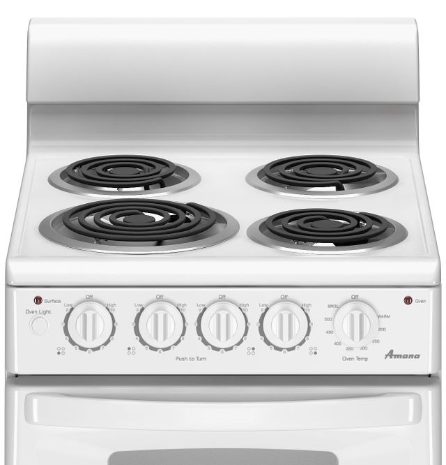 Amana® 20" White Freestanding Electric Range-1