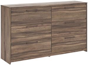 Elbrim - Brown - Six Drawer Dresser