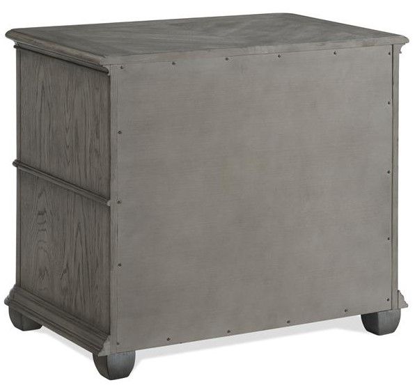 Riverside Furniture Sloane Gray Wash Lateral File Cabinet-2