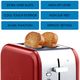 Kenmore® 2 Slice Red and Stainless Steel Toaster-2