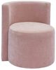 TOV Furniture Alyssa Pink Rolling Desk Chair-0