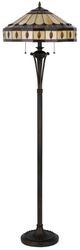 Cal® Lighting & Accessories Tiffany Antique Bronze Floor Lamp-0