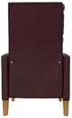 Best® Home Furnishings Customizable Janae Leather High Leg Recliner with Honey Birch Legs-3