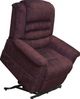 Catnapper® Soother Wine Power Lift Full Lay Out Chaise Recliner with Heat and Massage-2