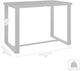 Armen Living Alegria Black Outdoor Patio Bar Height Dining Table-4