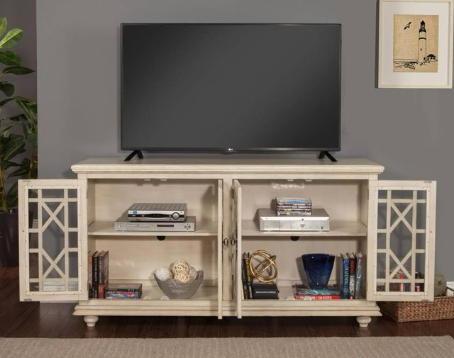 Martin Svensson Elegant Antique White Entertainment Console-2