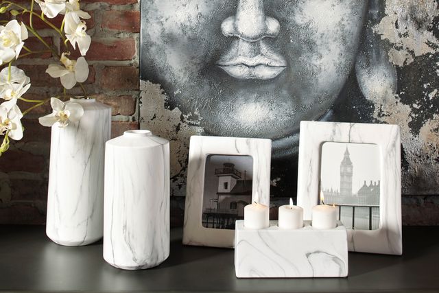 Signature Design by Ashley® Diogo 5-Piece White Accessory Set-1