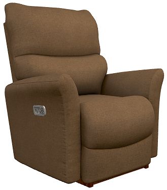 La-Z-Boy® Rowan Nutmeg Power Rocking Recliner with Headrest-0