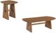 Bassett Mirror Knox Natural Pine End Table-5