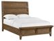 Intercon Forge Wire Brushed Weathered Chestnut Queen Panel Bed-0