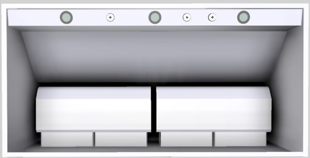 Vent-A-Hood® 48" White Wall Mounted Range Hood-1