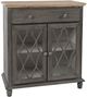 Jofran Inc. Aurora Hills Bisque/Brushed Gray 2-Door Accent Chest-0