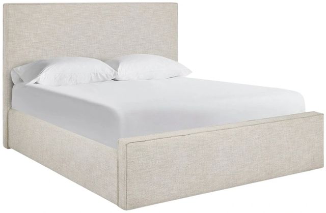 Universal Explore Home™ Oasis- Coastal Living Home Drift Yukon Sand King Upholstered Panel Bed-0