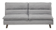 Homelegance® Mackay Light Gray Convertible Sofa Bed-3