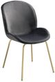 ACME Furniture Chuchip 2-Piece Gray/Gold Side Chair Set-0