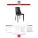 Korson Furniture Taos Black Side Chair-1