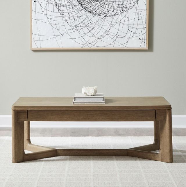 Liberty Furniture Ballentine Weathered Bronze Cocktail Table-1