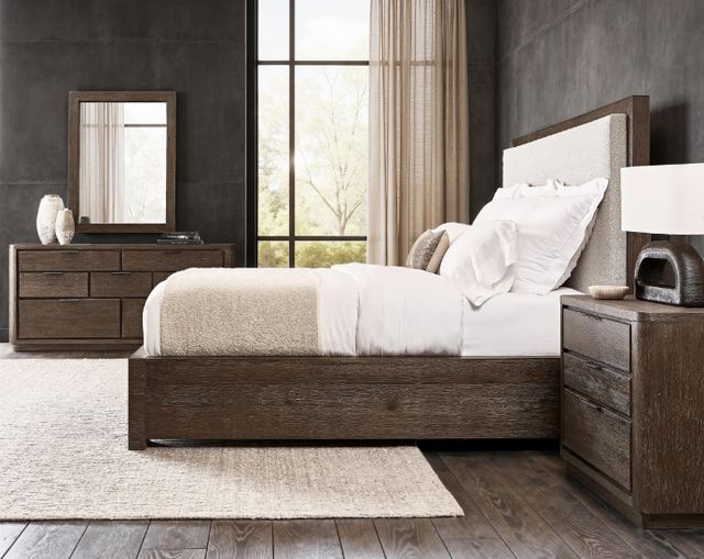 Bernhardt Outline Cassel/White King Panel Bed-1