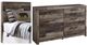Benchcraft® Derekson 2-Piece Multi Gray Twin Panel Bed Bedroom Set-0