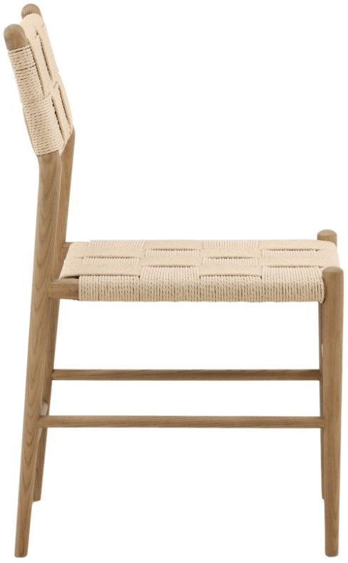 Dovetail Furniture Xiana Light Brown/Natural Dining Chair-2