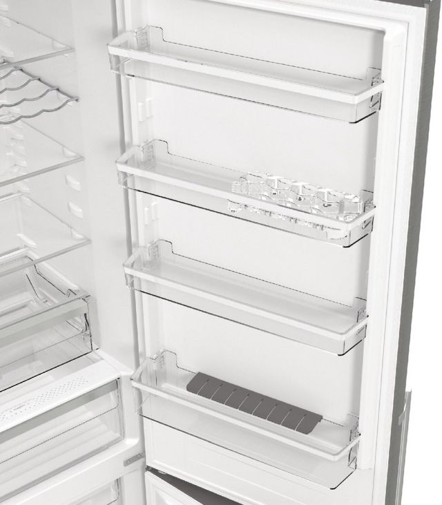Smeg 24" 12.5 Cu. Ft. Fingerprint-Proof Stainless Steel Counter Depth Bottom Freezer Refrigerator-7