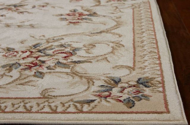 KAS Rugs Avalon Ivory Aubusson 5'x8' Rug-1