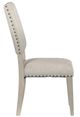 Mazin Furniture Fallon Beige Dining Side Chair-1