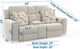 Catnapper® Micah Oatmeal Power Reclining Loveseat-1
