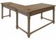 Martin Furniture Bristol Light Brown L-Desk-1