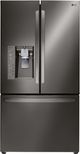 LG 23.70 Cu. Ft. Black Stainless Steel Counter Depth French Door Refrigerator-0