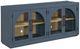 Steve Silver Co. Magnolia Dusty Blue Cathedral Doored Server-0