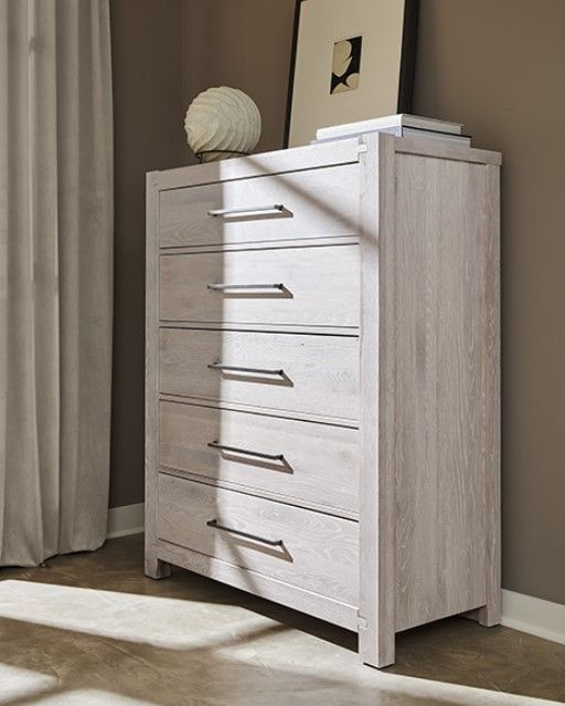Artisan & Post by Vaughan-Bassett Joinery Washed White Oak Chest-2