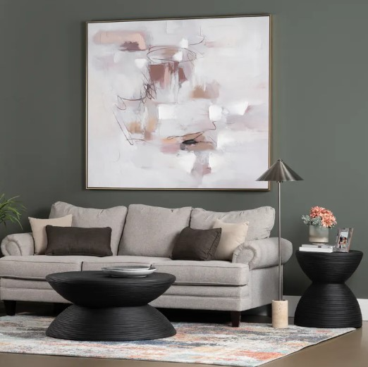 Crestview Collection Cape Rosa Canvas Painting - Thumbnail 2