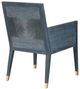 Currey & Company Santos Vintage Navy Arm Chair-3