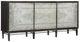 Hooker® Furniture Melange Rosella Dark Wood Console with Silver Leaf Accents-0