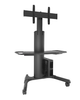 Chief® Fusion® Large Black Mobile TV Mount Floor Cart-1