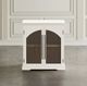 Jofran Inc. Archdale Antique White 2-Door Gothic Arch Accent Cabinet-2